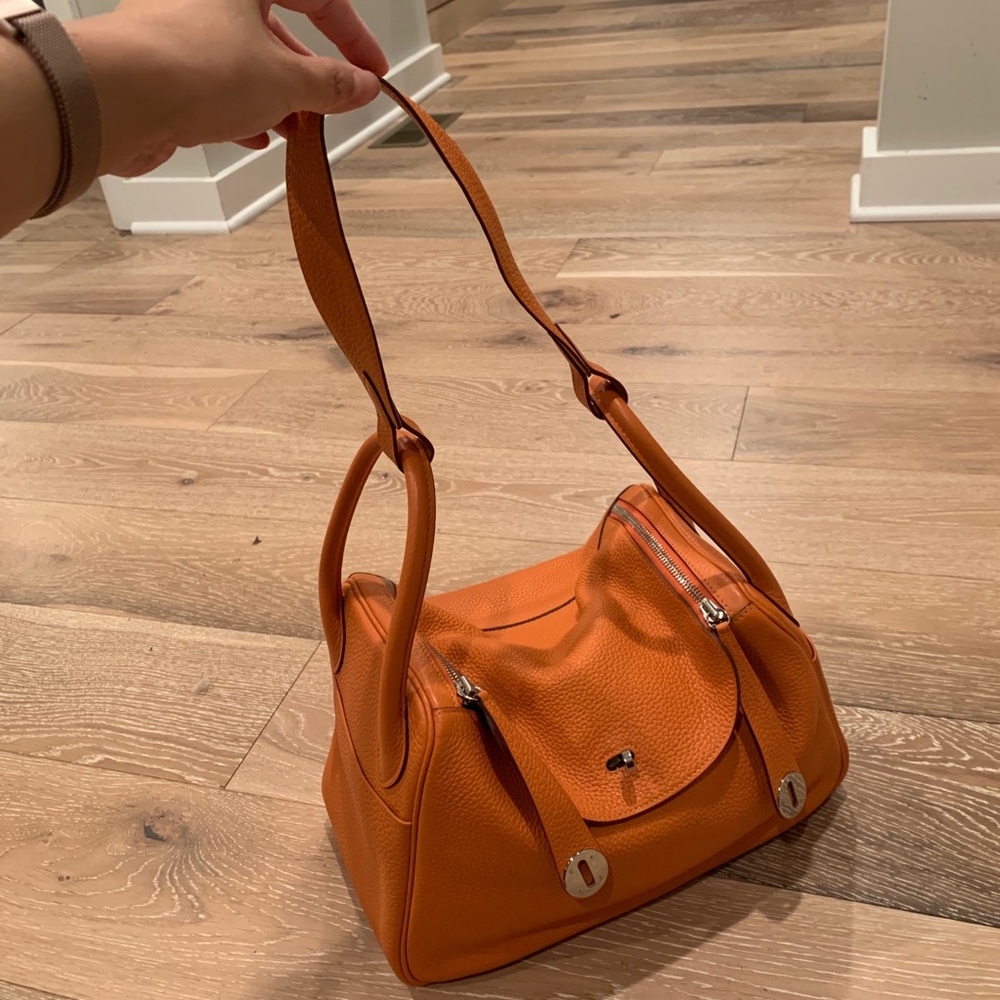 SOLD Hermes Lindy 30 orange - Picture 3 of 8